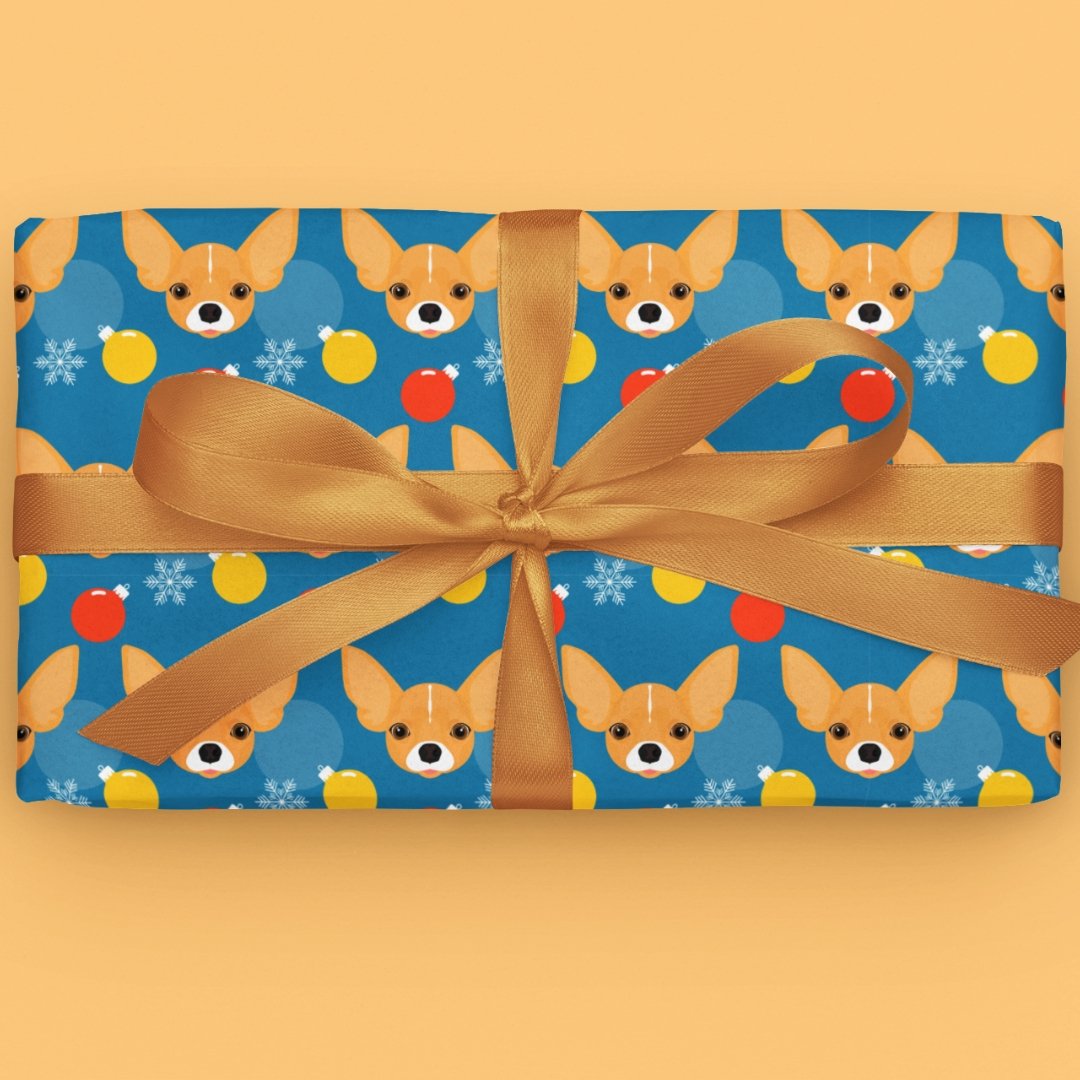 Chihuahua Christmas Wrapping Paper - Chihuahua Treats