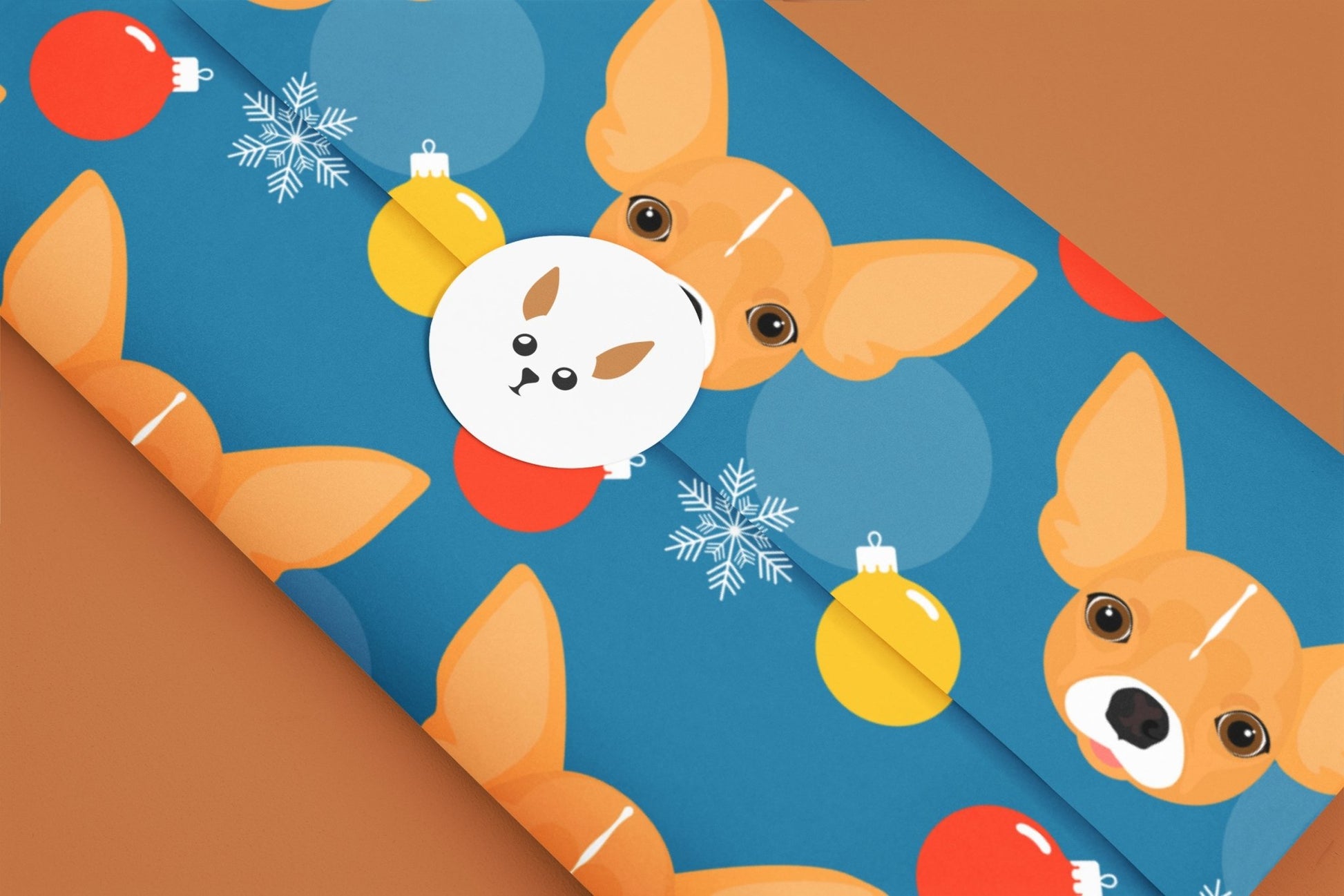 Chihuahua Christmas Wrapping Paper - Chihuahua Treats