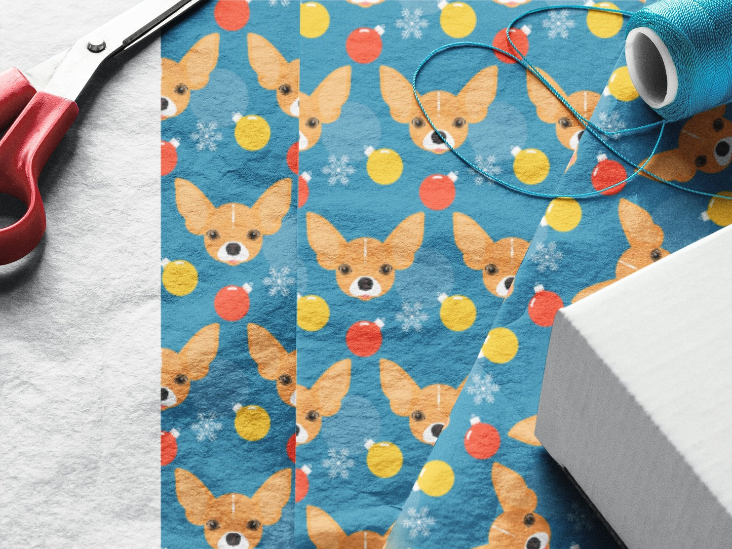 Chihuahua Christmas Wrapping Paper - Chihuahua Treats