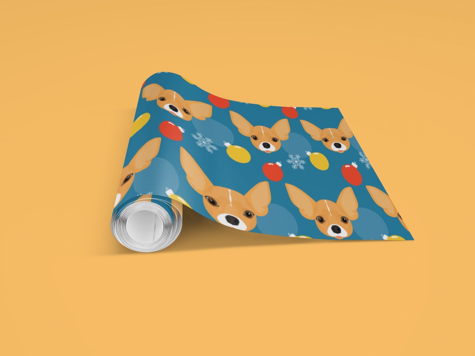 Chihuahua Christmas Wrapping Paper - Chihuahua Treats