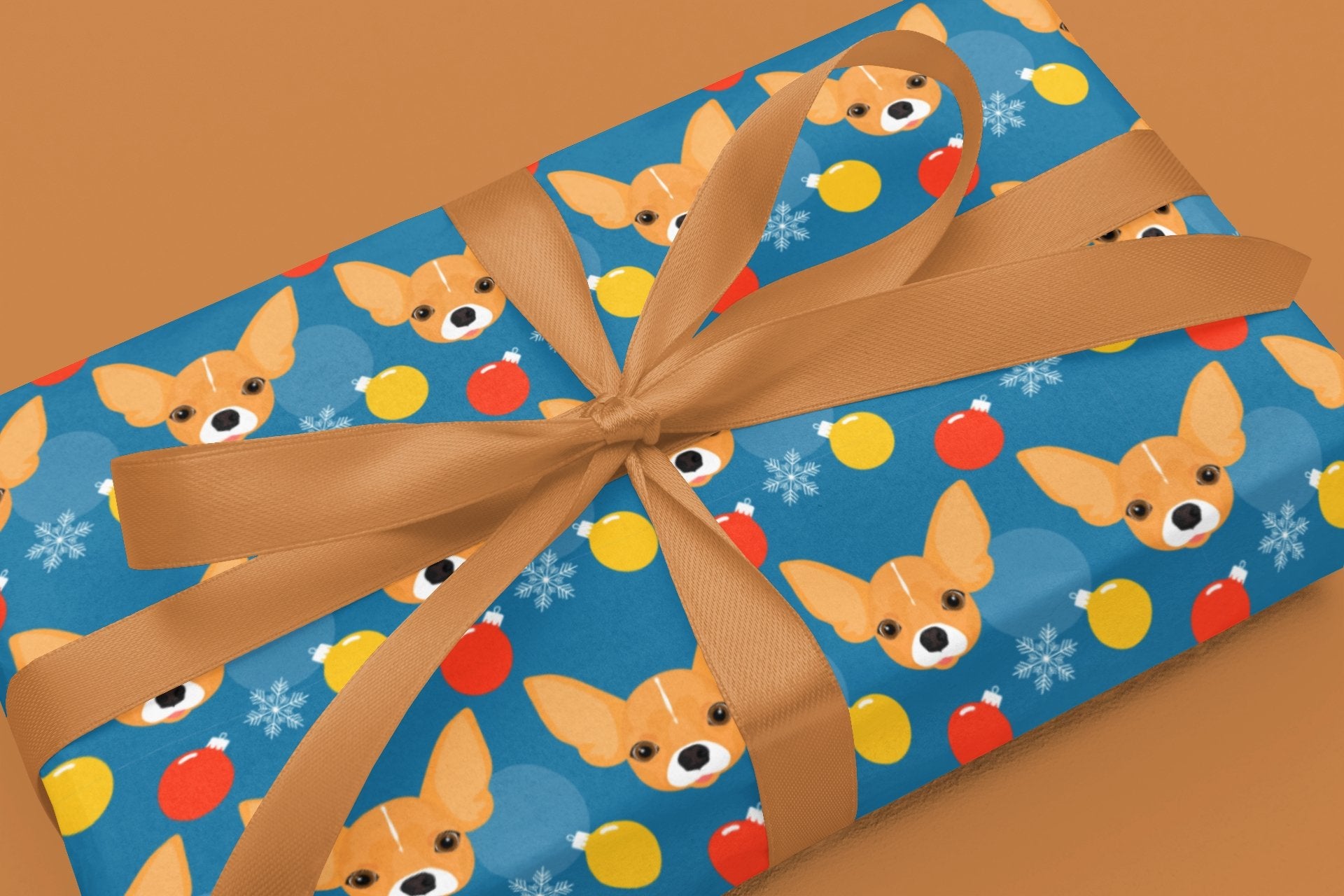 Chihuahua Christmas Wrapping Paper - Chihuahua Treats