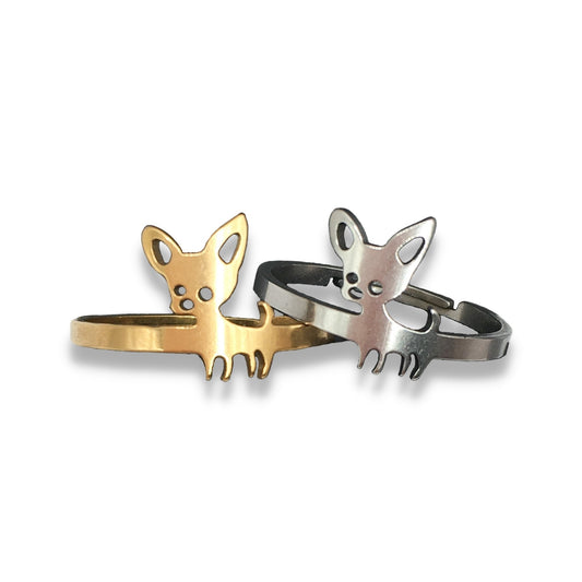 Chihuahua Stainless Steel Ring - Chihuahua Treats