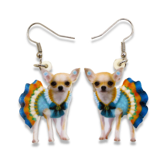 Unique Dangle Earrings For Chihuahua Lovers - Chihuahua Treats